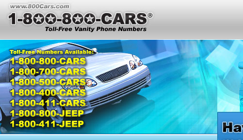 Toll-Free Numbers available for use: 1-800-800-CARS, 1-800-800-JEEP, 1-800-500-CARS, 1-800-411-CARS, 1-800-800-JEEP, 1-800-411-JEEP, 1-800-500-CARS, 1-800-400-CARS
